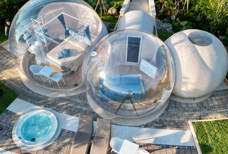 Scopri le nuove Bubble Room a Matera da Tenuta Danesi